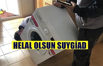 SUYGİAD' DAN BEYAZ EŞYA YARDIMI