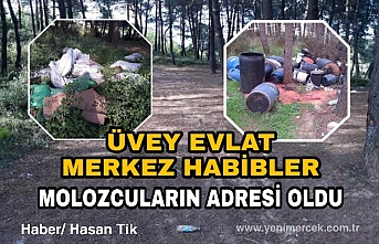 Üvey Evlat Merkez Habibler Molozcuların Adresi Oldu.