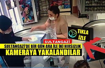 Sultangazi'de Aynı Marktte Bir Gün Ara İle İki Hırsızlık Kameraya Yansıdı.