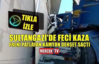 Sultangazide Feci Kaza Freni Patlayan Kamyon Dehşet Saçtı.