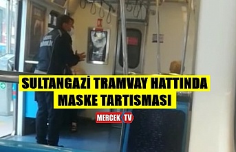 Sultangazi Tramvayda Maske Tartışması