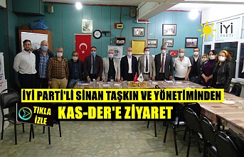 İyi Parti'li Sinan Taşkın Ve Yönetimi KAS-DER Yöneticileri İle Bir Araya Geldiler.