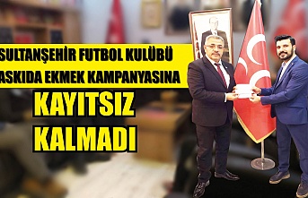 Sultanşehir Futbol Kulübü Askıda Ekmek Kampanyasına Kayıtsız Kalmadı.