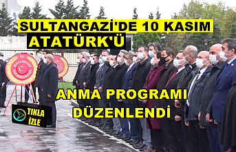 Sultangazi'de 10 Kasım Atatürk'ü Anma Programı Düzenlendi