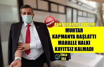 Muhtar Kampanya Başlattı Mahalle Halkı Kayıtsız Kalmadı !.