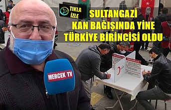 Sultangazi Kan Bağışında Yine Türkiye Birincisi Oldu !.