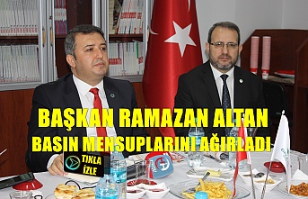 Başkan Ramazan Altan Basın Mensuplarını Ağırladı !.