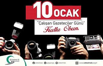 Öz Taşıma İş Sendikası Genel Başkanı Mustafa Toruntay, 10 Ocak Çalışan Gazeteciler Günü dolayısıyla bir mesaj yayımladı. 