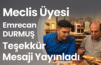 Meclis Üyesi Emrecan Durmuş Taziye Mesajı Yayınladı