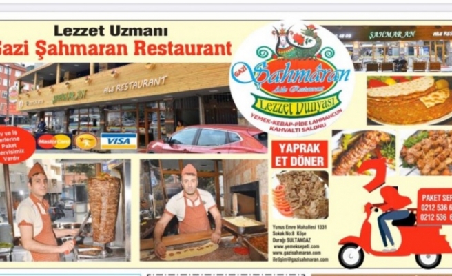 Gazi Şahmaran Restaurant Ramazan Boyu Hizmet Verecek