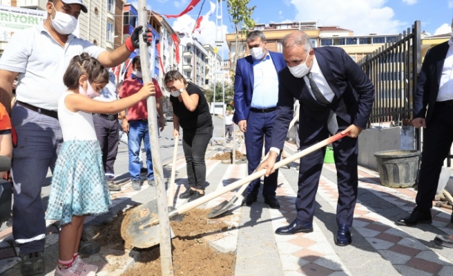 Sultangazi Yeşile Bürünüyor