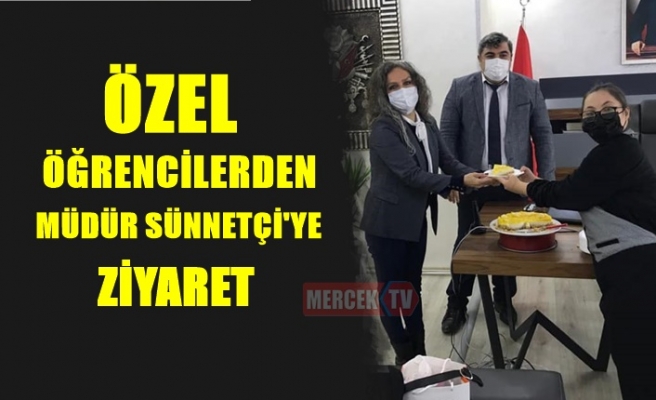 Özel Öğrencilerden Müdür Sünnetçi'ye Ziyaret !.