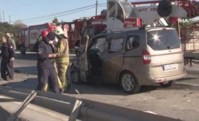 Arnavutköy-Sultangazi yolunda feci kaza: 1 ölü, 10 yaralı