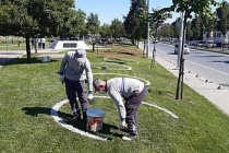 Sultangazi'de Park Ve Bahçelere Corona Ayarı