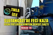 Sultangazide Feci Kaza Freni Patlayan Kamyon Dehşet Saçtı.