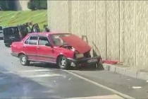 Sultangazi'de Trafik Kazası 1 Kişi Yaralandı.