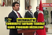 Sultangazi'de Cumhuriyet Bayramı Tebrikat Kabul Töreni Düzenlendi.