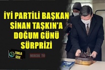 İyi Partili Başkan Sinan Taşkın'a Doğum Günü Sürprizi !.