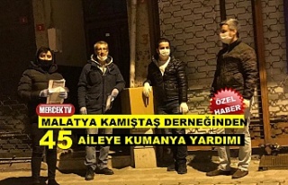 Malatya Kamıştaş Derneğinden 45 Aileye Kumanya...