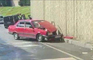 Sultangazi'de Trafik Kazası 1 Kişi Yaralandı.