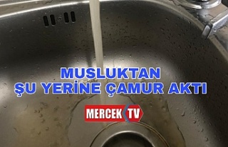 Musluktan Su Yerine Çamur Aktı