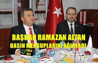 Başkan Ramazan Altan Basın Mensuplarını Ağırladı...