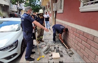 Sultangazi itfaiyesinden yılan operasyonu.