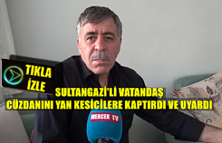 Sultangazi'li vatandaş cüzdanını yan kesicilere...