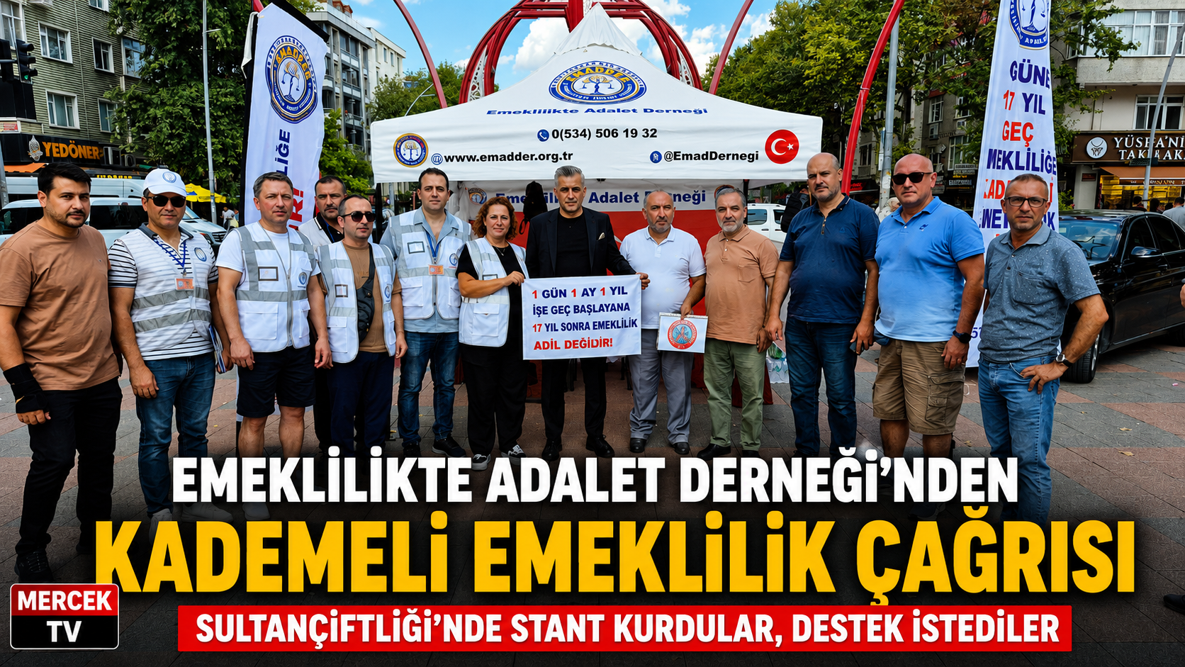 Sultangazi’de Emeklilikte Adalet Derneği’nden Kademeli Emeklilik Çağrısı